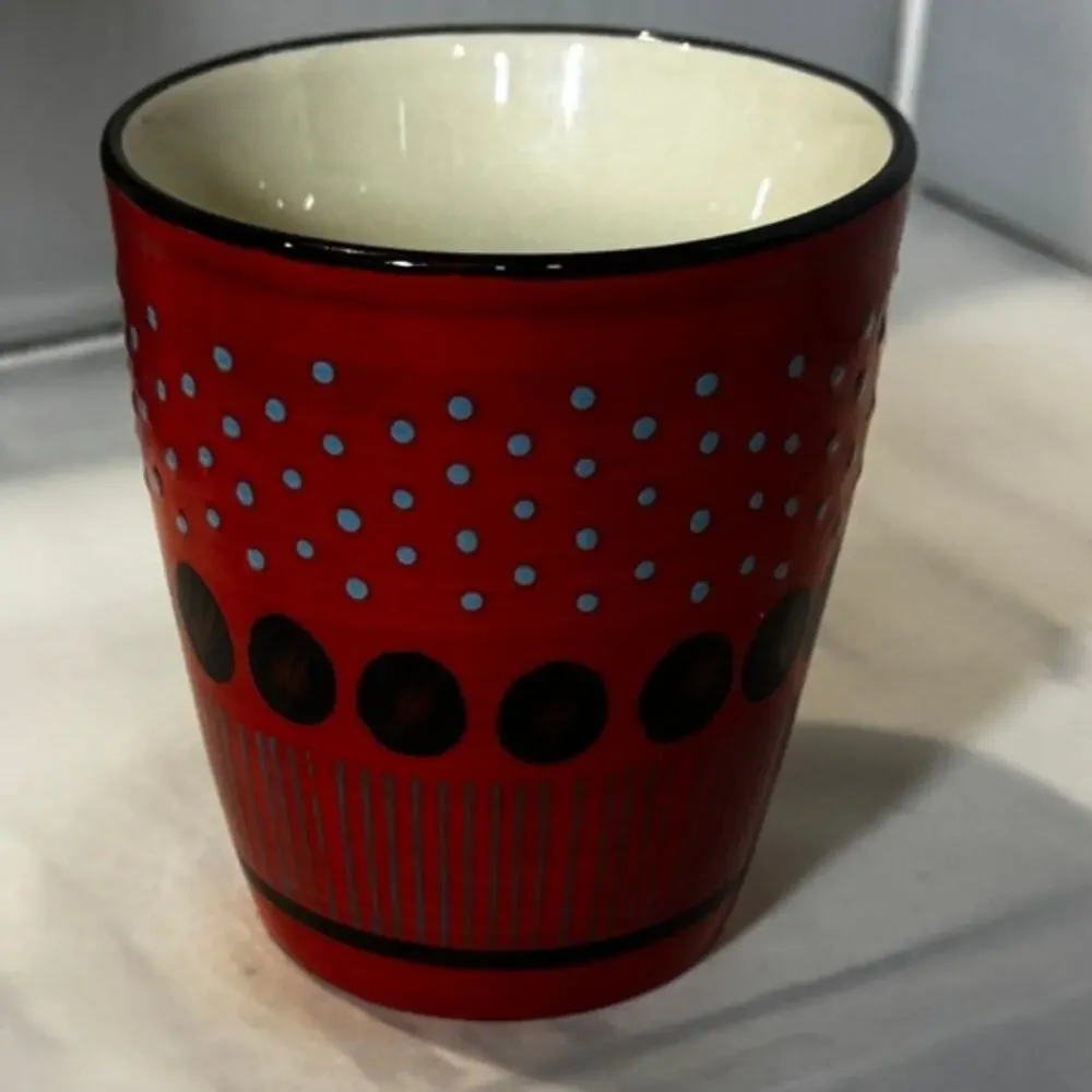 West Elm Potter's Workshop Red mug